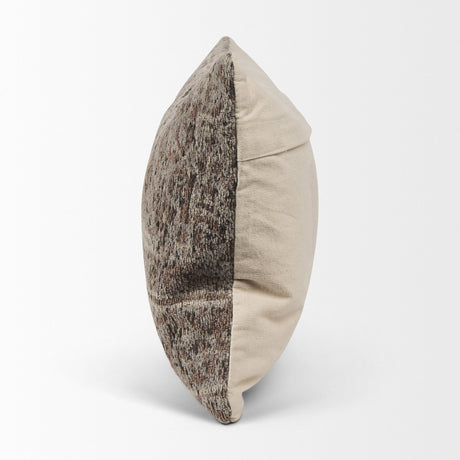 Khloe Taupe Lumbar Pillow Cover by Mercana at Eve Furniture