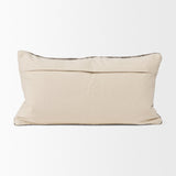 Khloe Taupe Lumbar Pillow Cover by Mercana at Eve Furniture