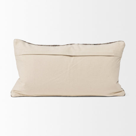 Khloe Taupe Lumbar Pillow Cover by Mercana at Eve Furniture
