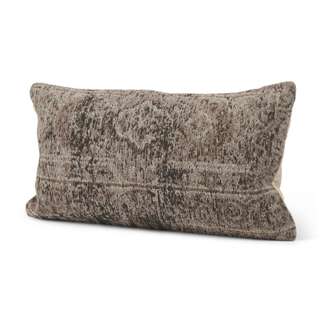 Khloe Taupe Lumbar Pillow Cover by Mercana at Eve Furniture