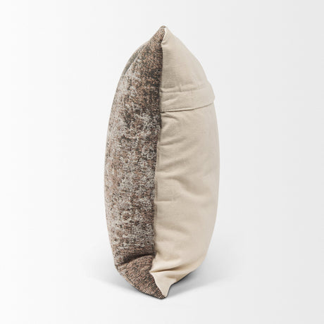 Khloe Taupe Square Pillow Cover by Mercana at Eve Furniture