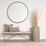 Khloe Taupe Square Pillow Cover w/Filler, Set of 2 by Mercana at Eve Furniture