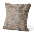 Khloe Taupe Square Pillow Cover w/Filler, Set of 2 by Mercana at Eve Furniture