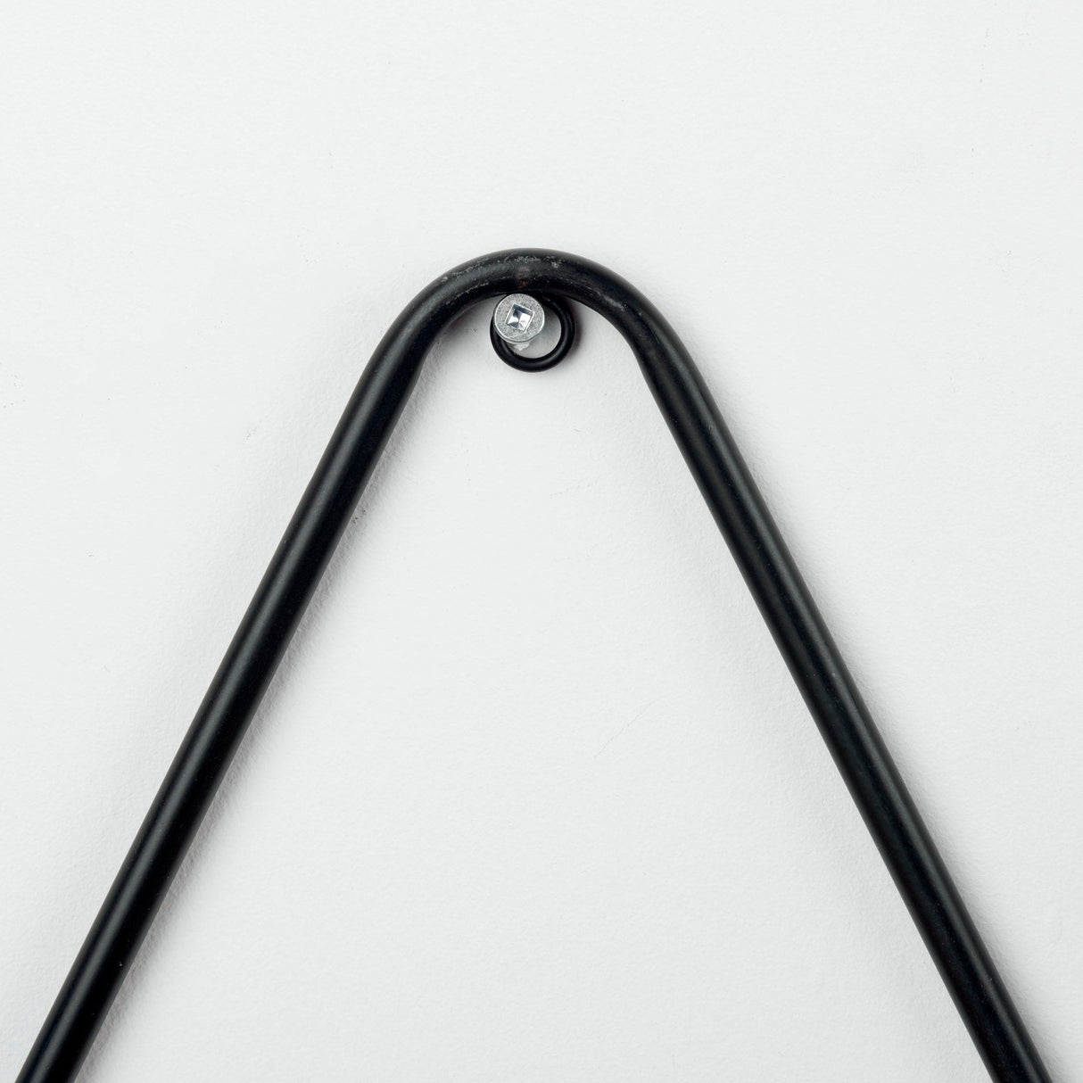 Khufu Set of Three Brown Wood W/ Black Metal Triangular Hanging Shelves by Mercana at Eve Furniture