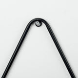 Khufu Set of Three Brown Wood W/ Black Metal Triangular Hanging Shelves by Mercana at Eve Furniture