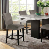 Kian White/Black 7-Piece Counter Height Set
