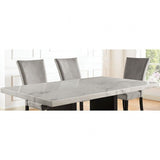 Kian White/Black Dining Table by Furniture of America at Eve Furniture