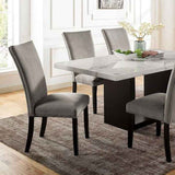 Kian White/Black/Gray 7-Piece Dining Room Set