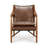 Kiannah Accent Chair - Barrel Brown by Classic Home at Eve Furniture