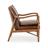 Kiannah Accent Chair - Barrel Brown by Classic Home at Eve Furniture