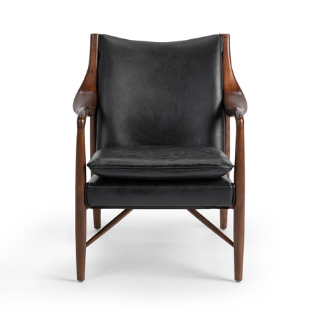 Kiannah Jet Black Accent Chair by Classic Home at Eve Furniture