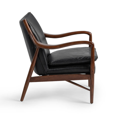 Kiannah Jet Black Accent Chair by Classic Home at Eve Furniture