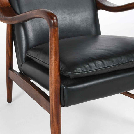 Kiannah Accent Chair - Jet Black by Classic Home at Eve Furniture