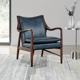 Kiannah Accent Chair - Ocean Blue by Classic Home at Eve Furniture
