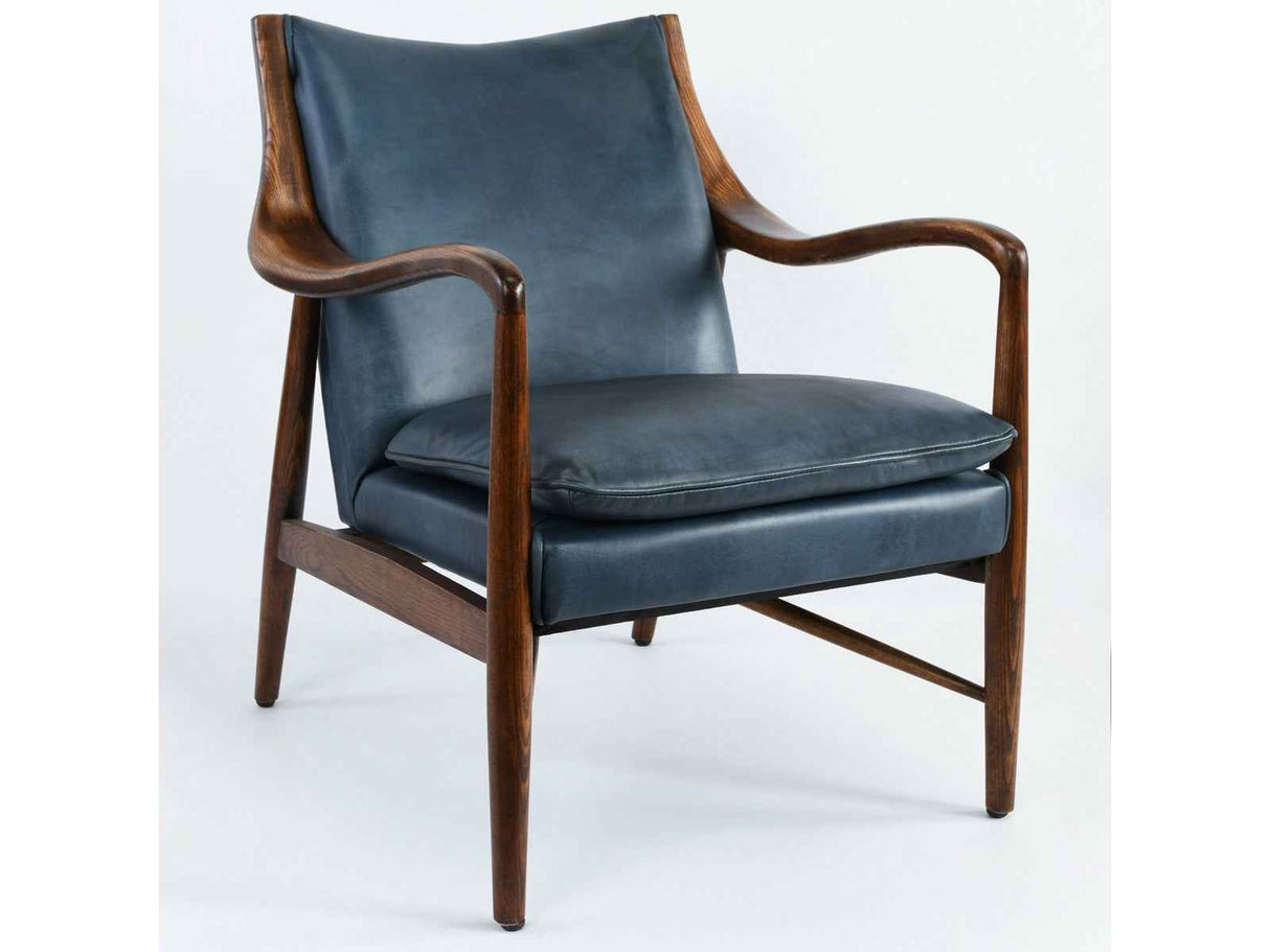 Kiannah Ocean Blue Club Chair by Classic Home at Eve Furniture