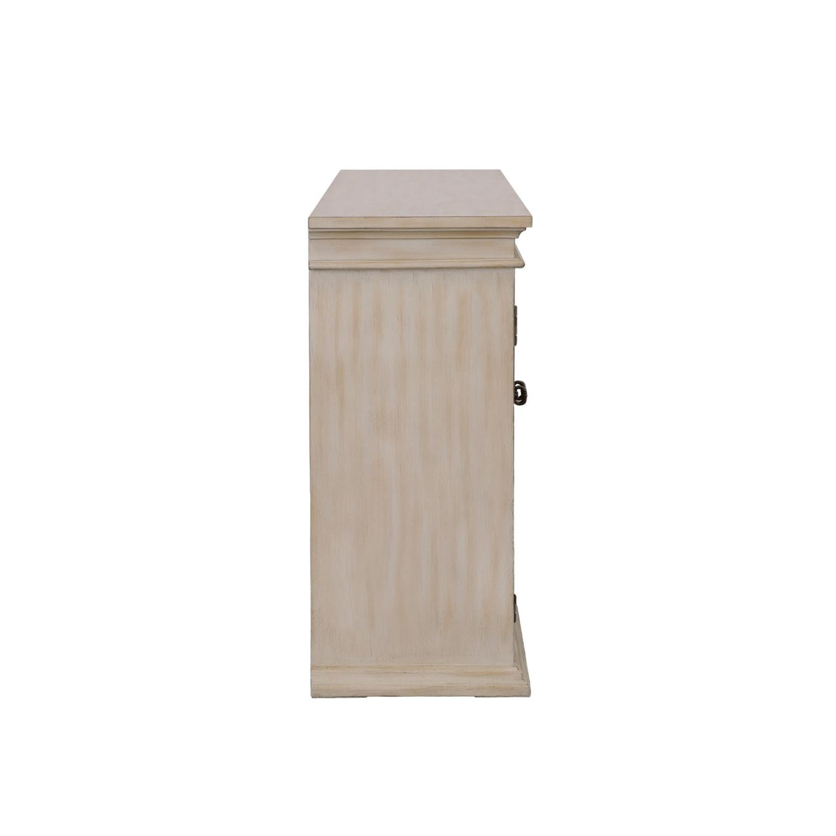 Kiara Light Honey Glass Door Accent Cabinet