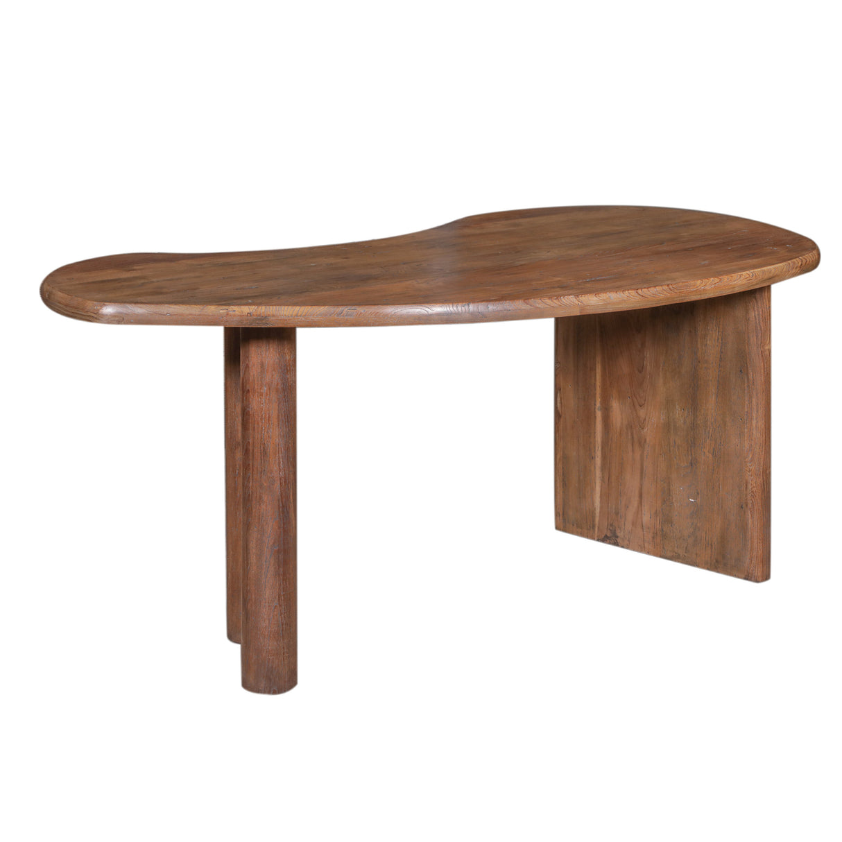 Kidney Bean Shaped Solid Wood Writing Desk by Home Trends & Design at Eve Furniture