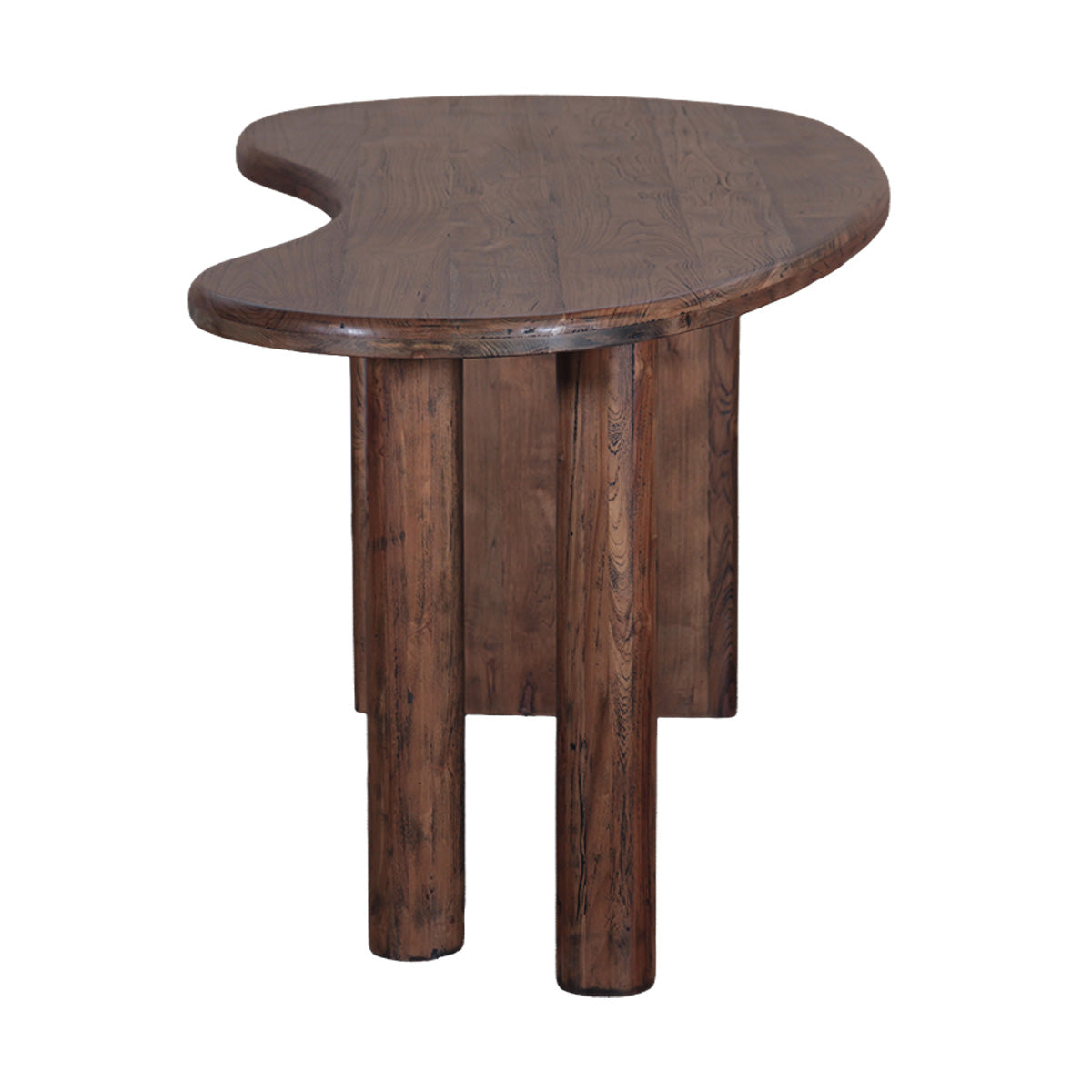 Kidney Shaped Wood Writing Desk by Home Trends & Design at Eve Furniture