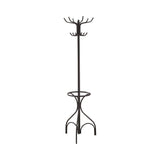 Kiefer Black Coat Rack with 12 Hooks by Coaster at Eve Furniture