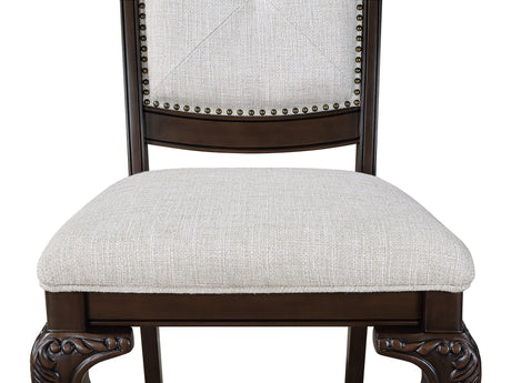 Kiera Coffee Brown Formal Extendable Dining Set by Crown Mark at Eve Furniture