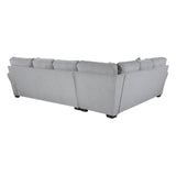 Kieran Gray 2-Piece Reversible Sectional by Homelegance at Eve Furniture