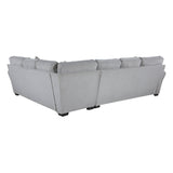 Kieran Gray 2-Piece Reversible Sectional by Homelegance at Eve Furniture