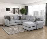 Kieran Gray 2-Piece Reversible Sectional by Homelegance at Eve Furniture