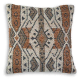 Kierenworth Sienna/Ivory/Black Pillow by Ashley at Eve Furniture