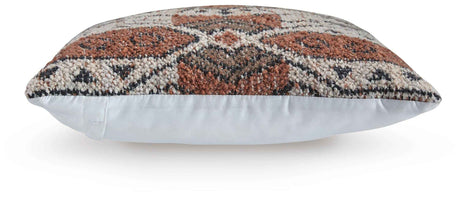 Kierenworth Sienna/Ivory/Black Pillow by Ashley at Eve Furniture