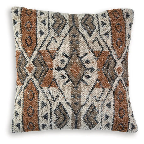 Kierenworth Sienna/Ivory/Black Pillow (Set of 4) by Ashley at Eve Furniture