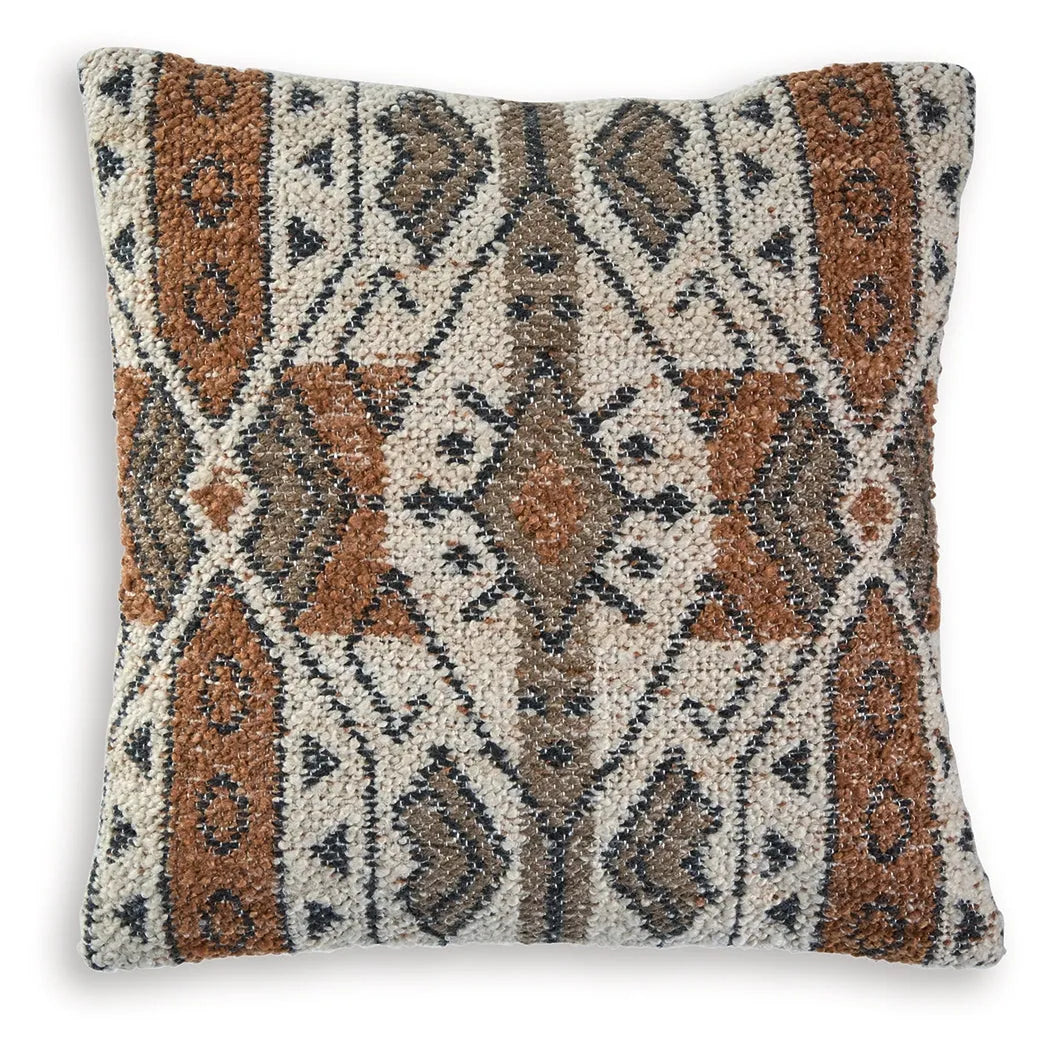 Kierenworth Sienna/Ivory/Black Pillow (Set of 4) by Ashley at Eve Furniture