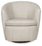Kierreys Bone Swivel Accent Chair by Ashley at Eve Furniture