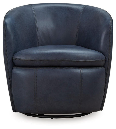 Kierreys Ocean Swivel Chair by Ashley at Eve Furniture