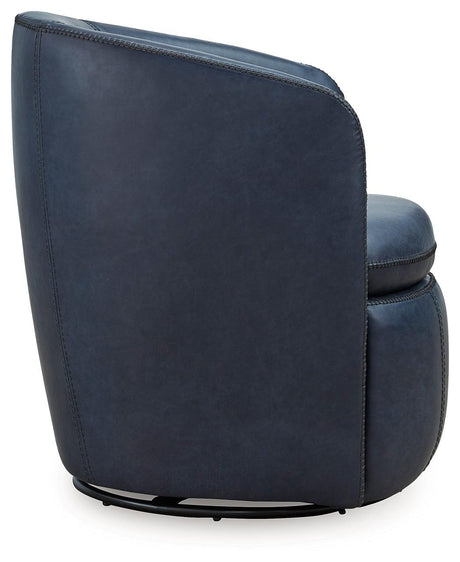 Kierreys Ocean Swivel Chair by Ashley at Eve Furniture