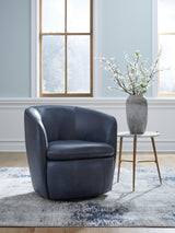 Kierreys Ocean Swivel Chair by Ashley at Eve Furniture