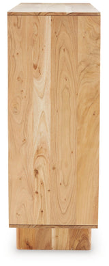 Kierwell Natural Accent Cabinet by Ashley at Eve Furniture