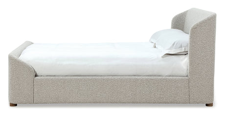 Kiki Upholstered Eastern King Platform Bed in Cotton Ball Boucle by Modus Furniture at Eve Furniture