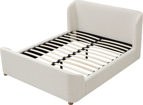 Kiki Whipped Honey Upholstered King Bed by Modus Furniture at Eve Furniture