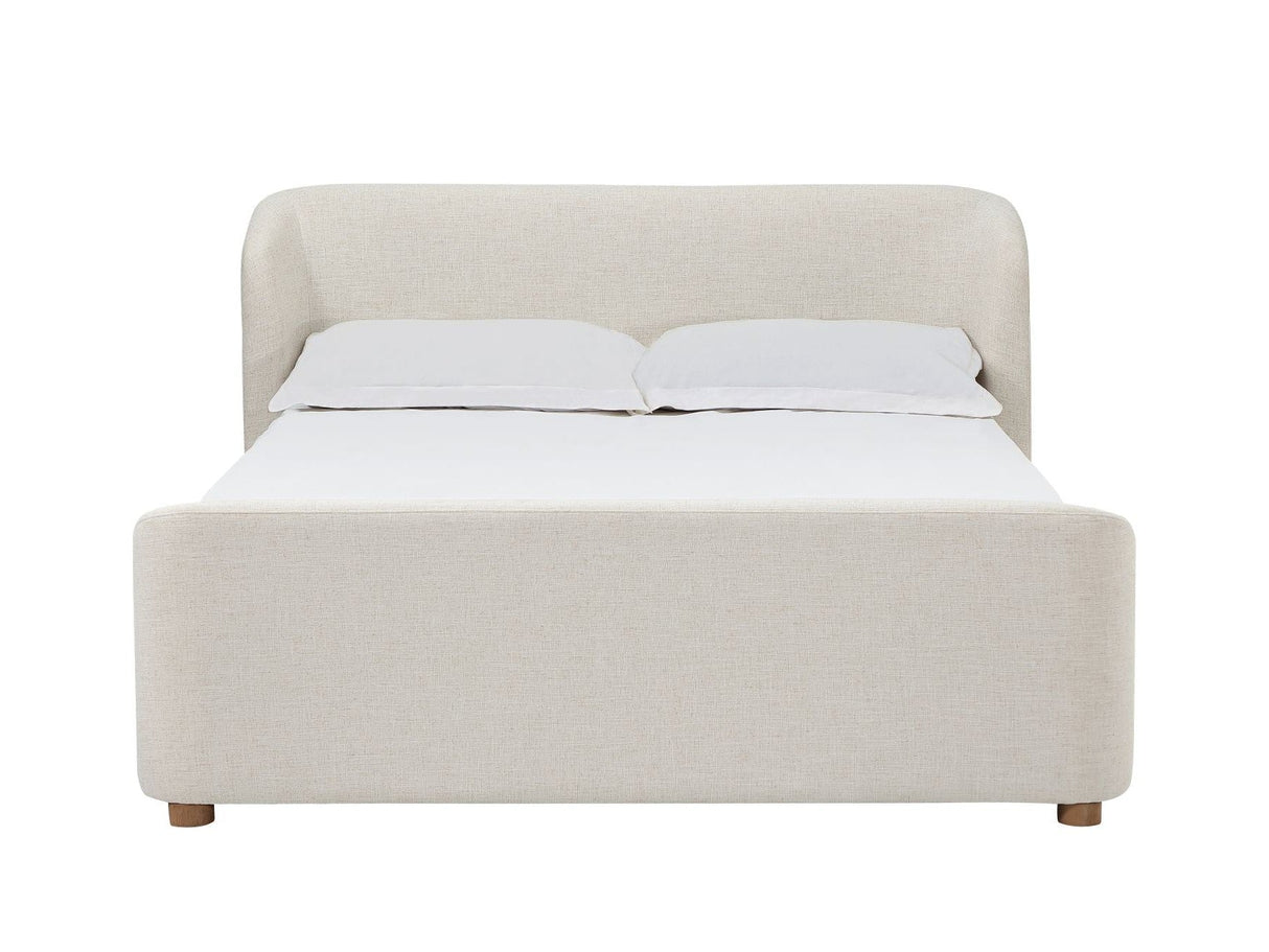 Kiki Whipped Honey Upholstered King Bed by Modus Furniture at Eve Furniture