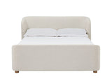 Kiki Whipped Honey Upholstered Queen Bed by Modus Furniture at Eve Furniture