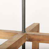 Kiley Warm Wood Basket Lantern Pendant Light by Mercana at Eve Furniture
