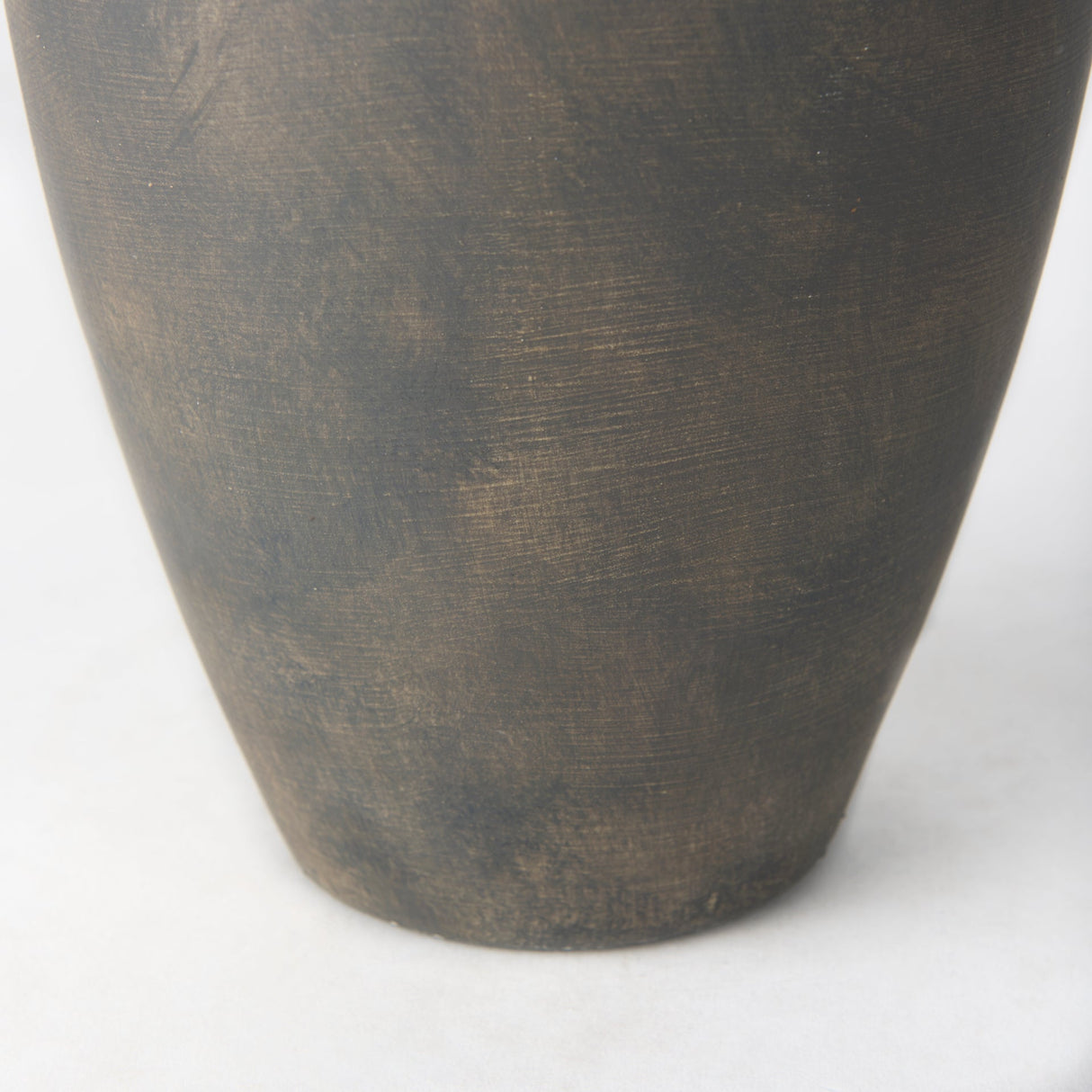 Kilian Medium Brown-Gray Double Ear Vase by Mercana at Eve Furniture