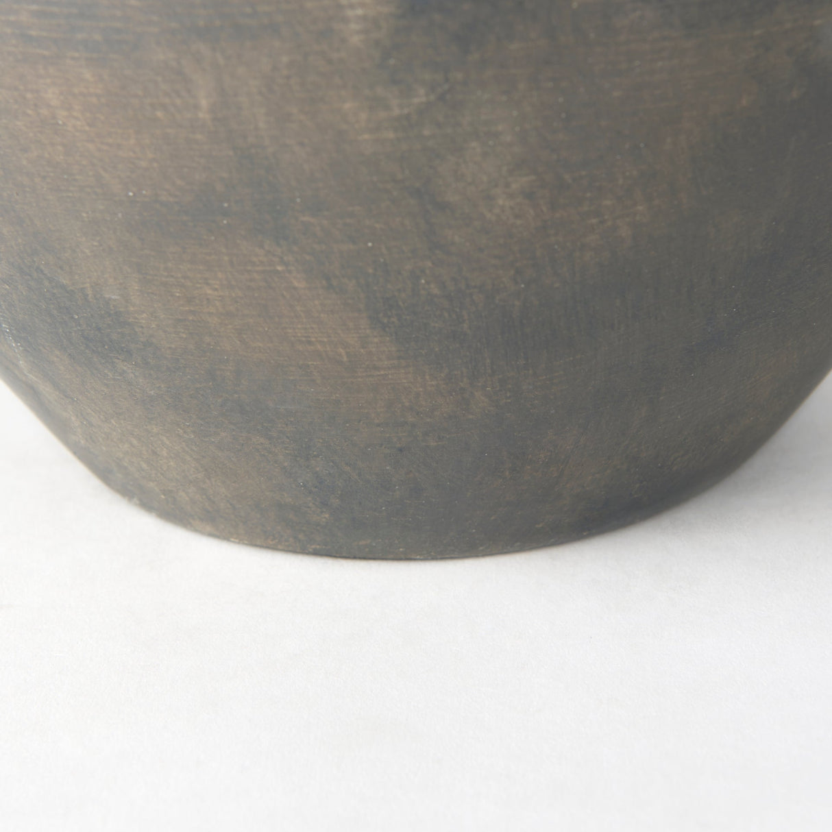Kilian Short Brown-Gray Double Ear Vase by Mercana at Eve Furniture