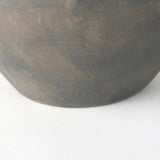 Kilian Short Brown-Gray Double Ear Vase by Mercana at Eve Furniture