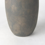 Kilian Tall Matte Brown-Gray Double Ear Vase by Mercana at Eve Furniture