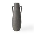 Kilian Tall Matte Brown-Gray Double Ear Vase by Mercana at Eve Furniture