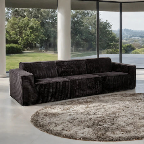 Kimara Black Compressed Foam Sofa by Furniture of America at Eve Furniture