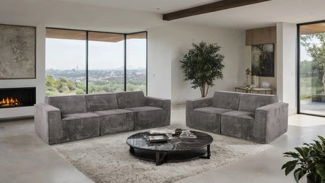 Kimara Dark Gray Compressed Foam Sofa by Furniture of America at Eve Furniture