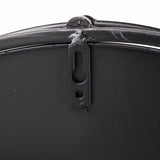 Kimbel Black Metal Mirrored Base Round Tray by Mercana at Eve Furniture