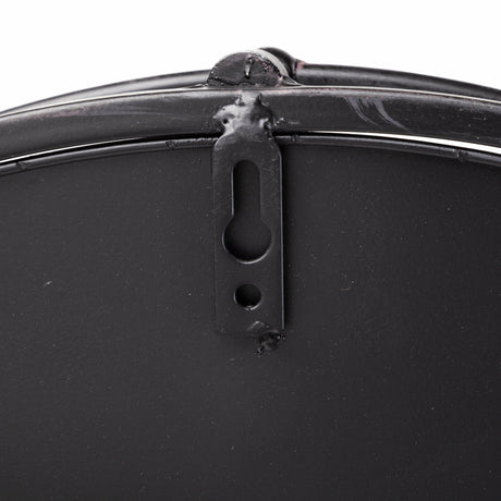 Kimbel Black Metal Mirrored Base Round Tray by Mercana at Eve Furniture